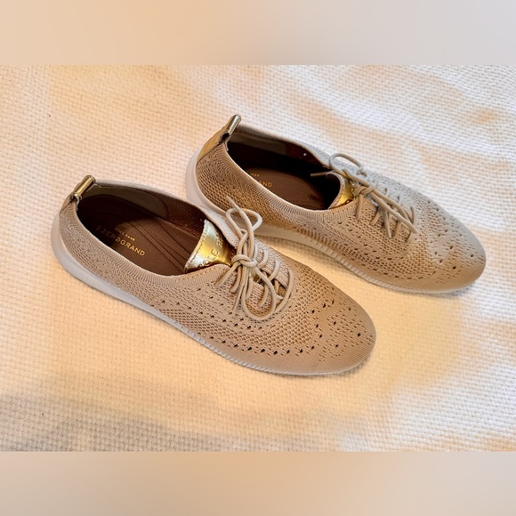 COLE HAAN Women's 2.ZERØGRAND Stitchlite Wingtip Oxfords Sneakers Tennis Shoes - Picture 7 of 15